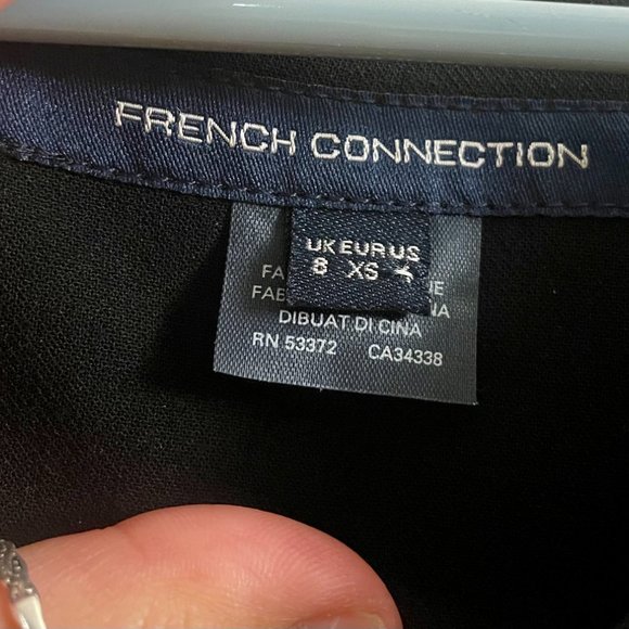 French Connection • Black Dress • Puff End Sleeves - Picture 5 of 9